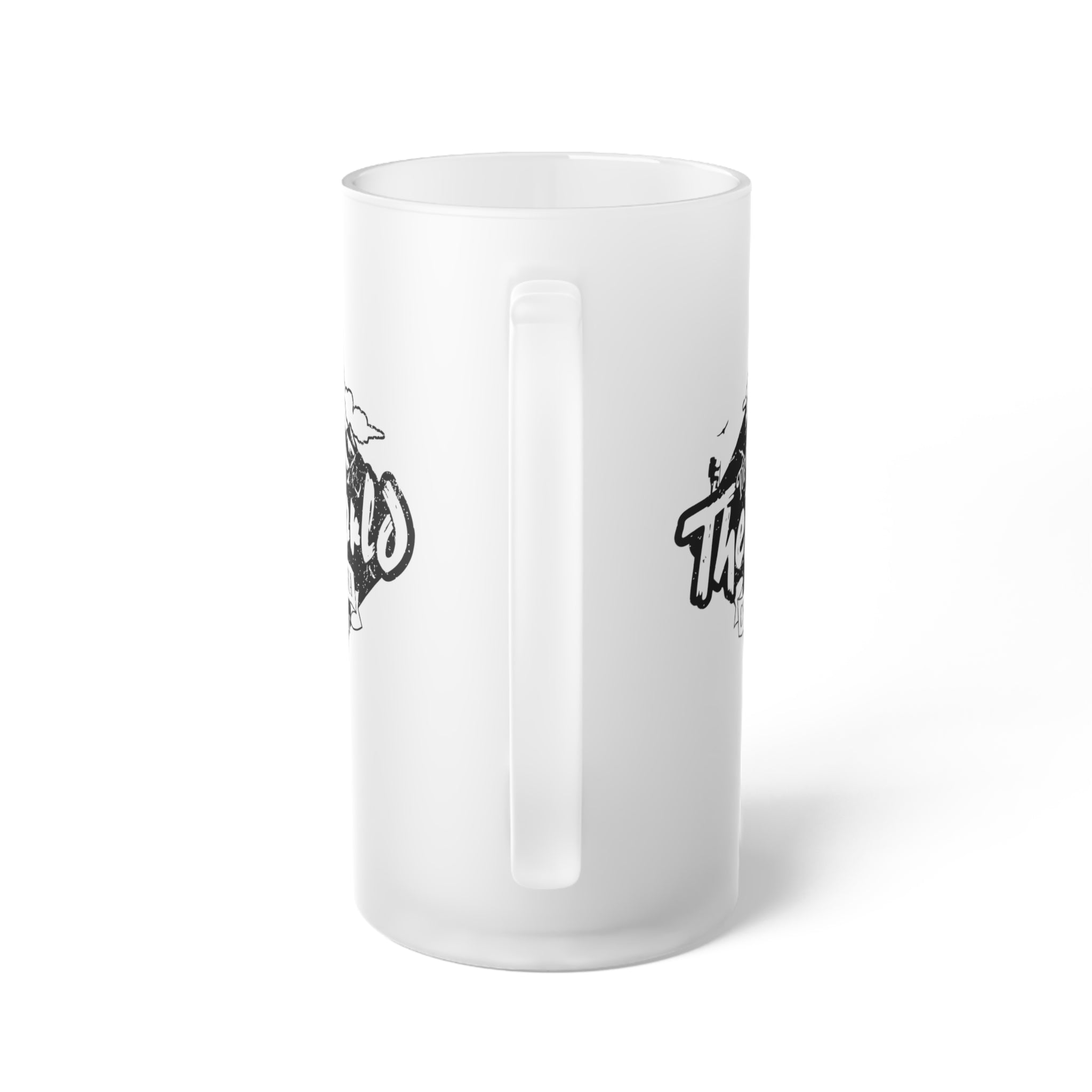 Top of the World - Chomolungma Frosted Glass Beer Mug