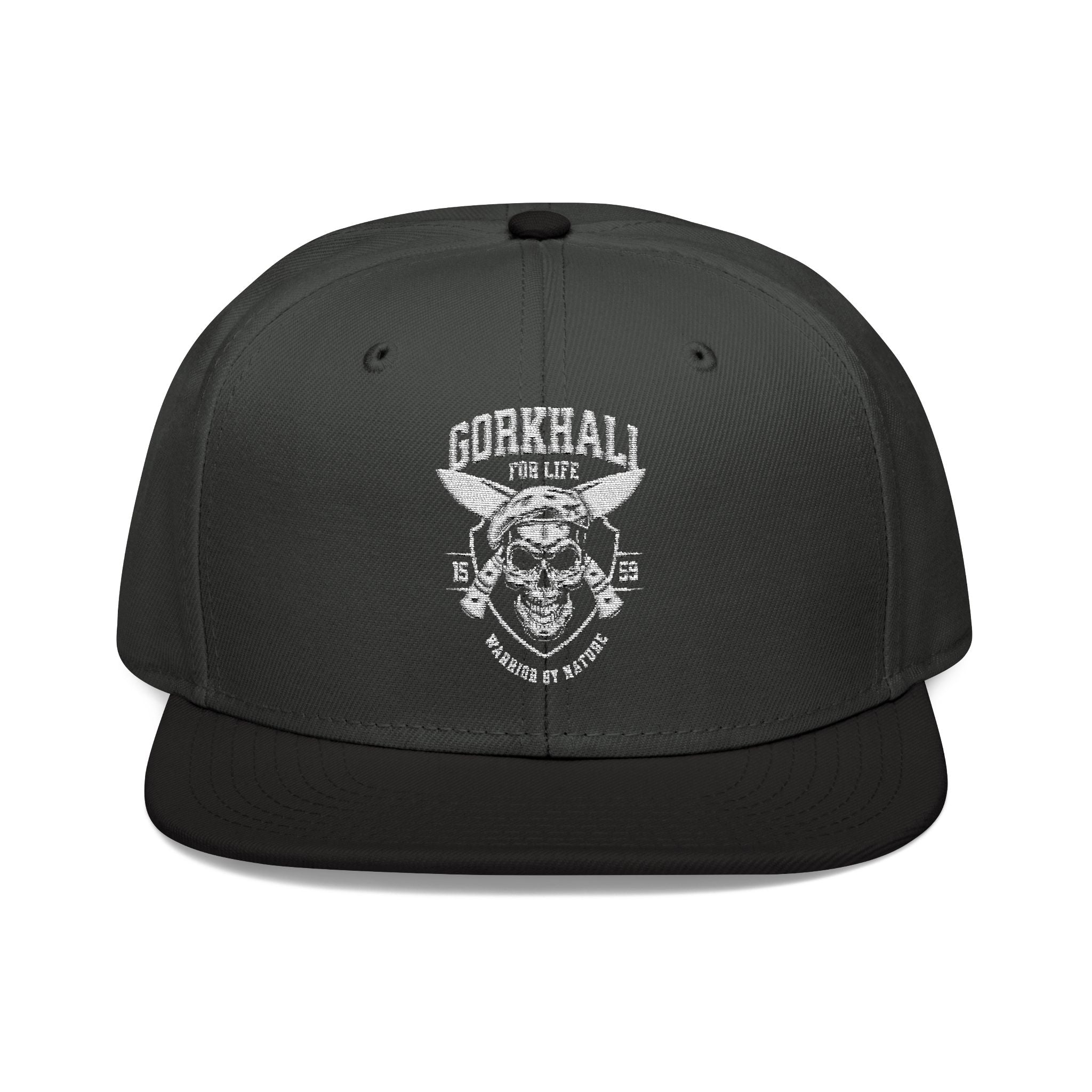 Gorkhali For Life Embroidered Snapback Cap