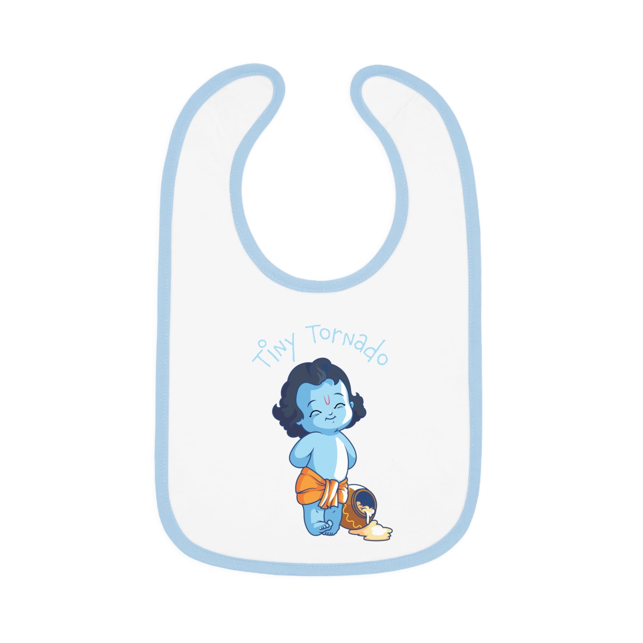 Krishna Tiny Tornado Cute Baby Bib - Mess-Free Mealtime