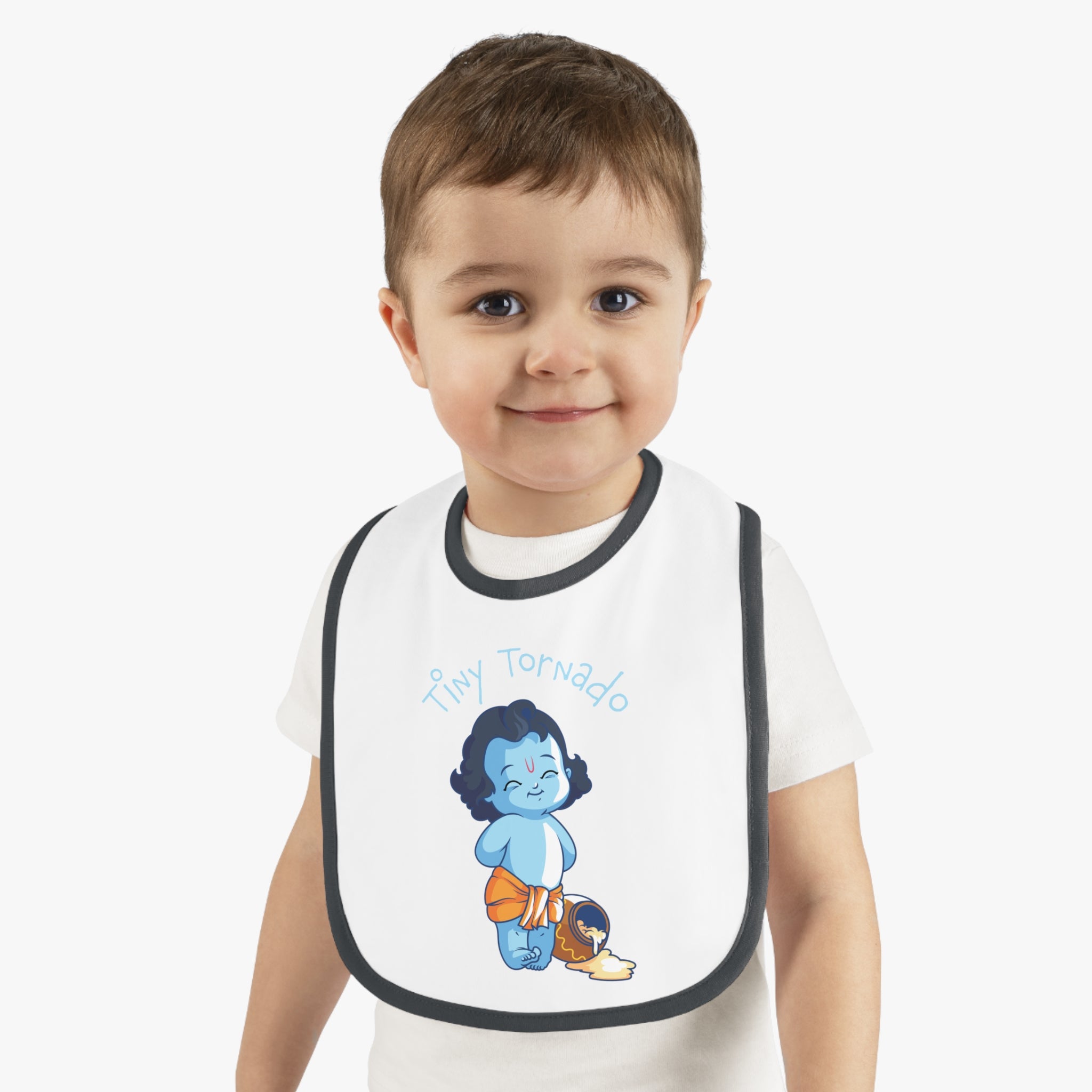Krishna Tiny Tornado Cute Baby Bib - Mess-Free Mealtime