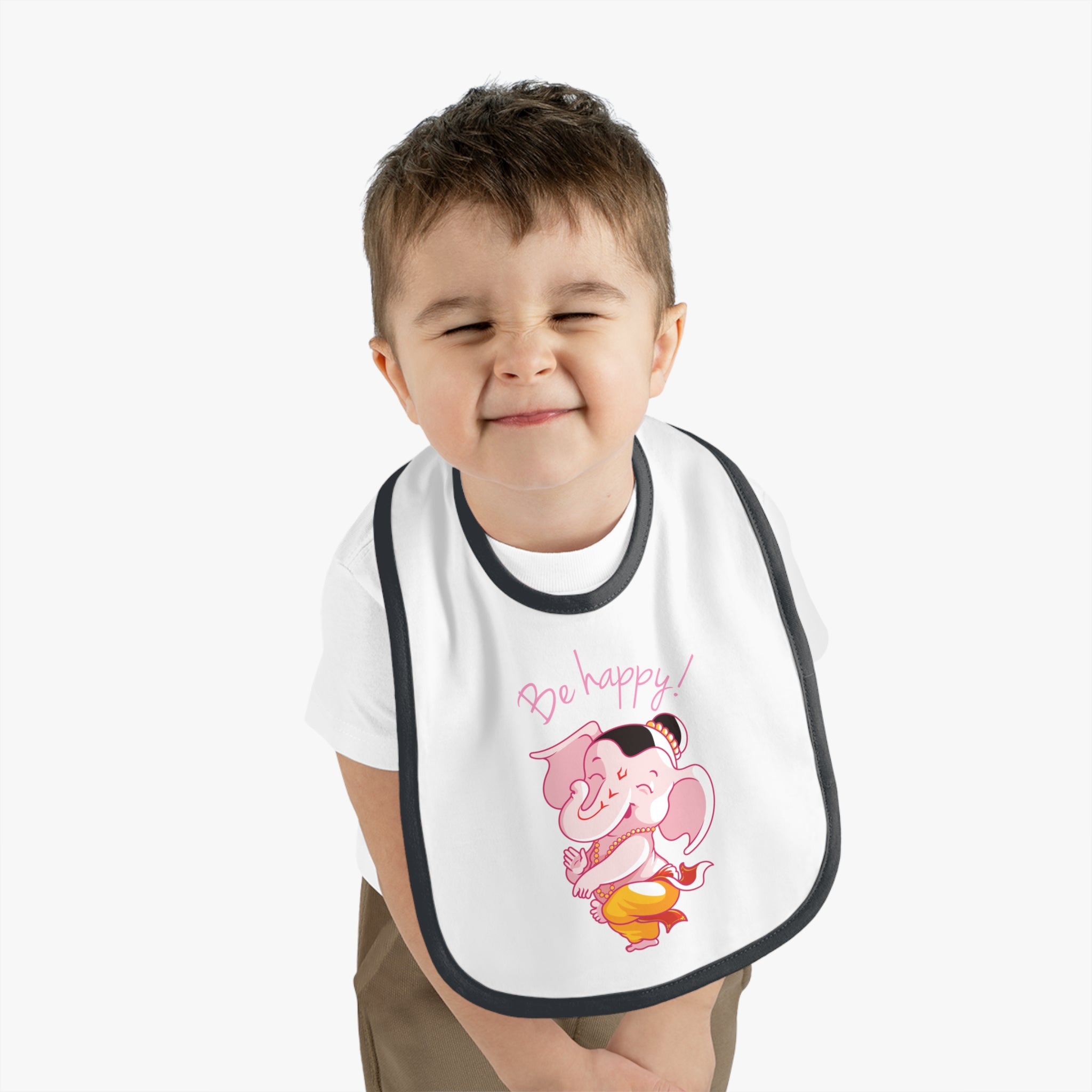 Be Happy Lord Ganesh Baby Bib