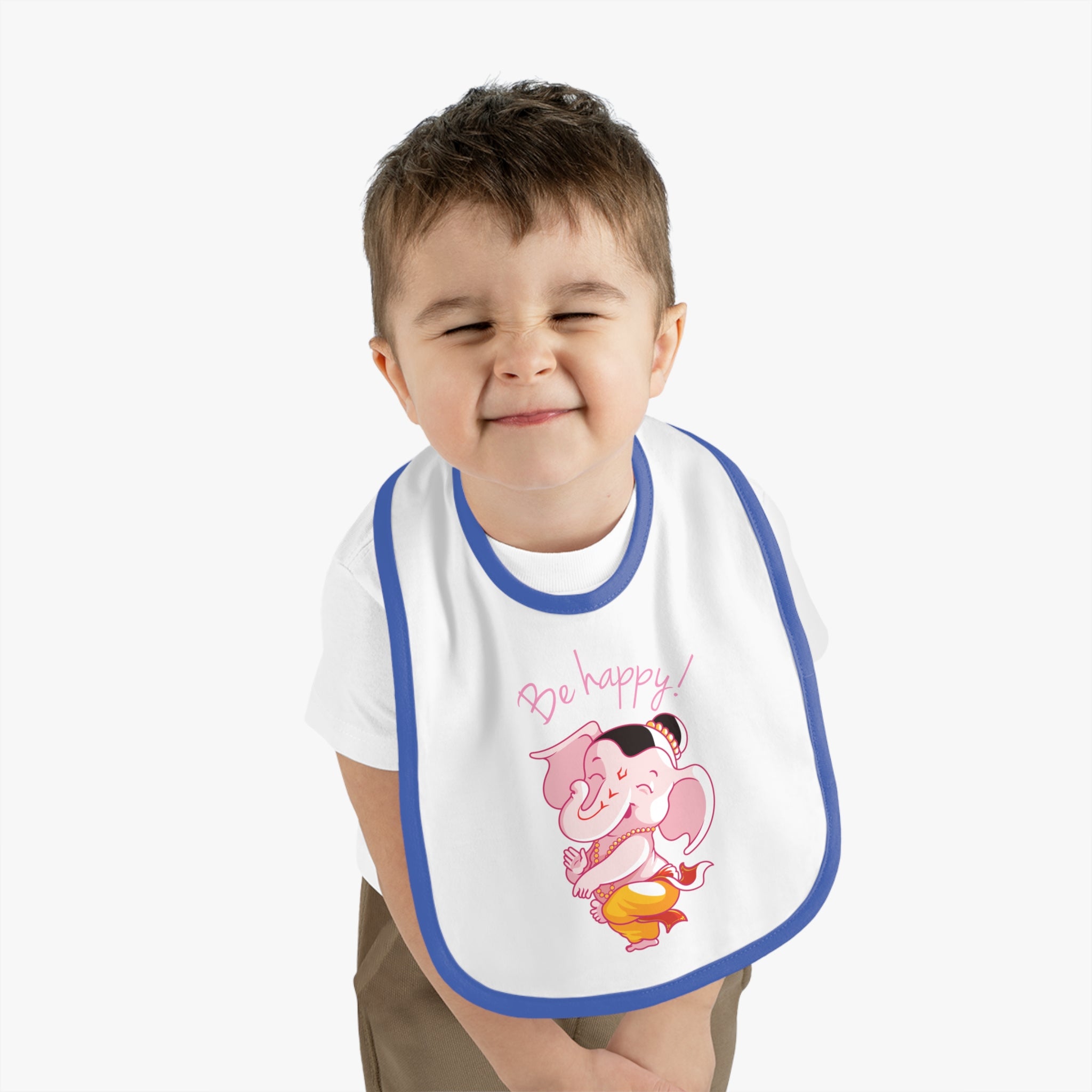 Be Happy Lord Ganesh Baby Bib