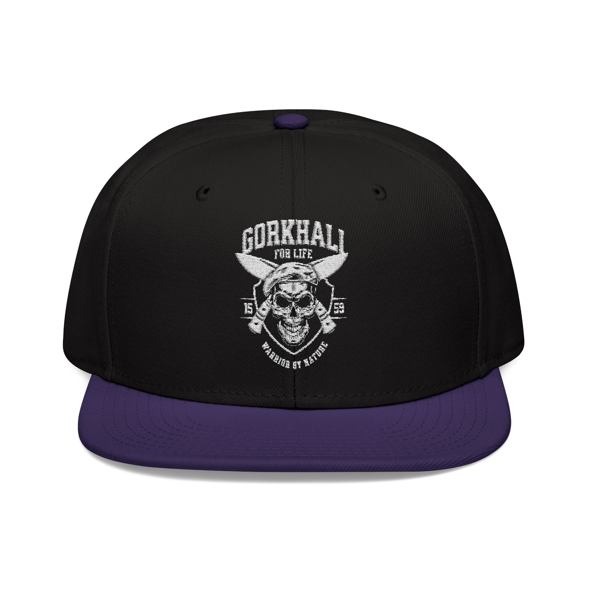 Gorkhali For Life Embroidered Snapback Cap