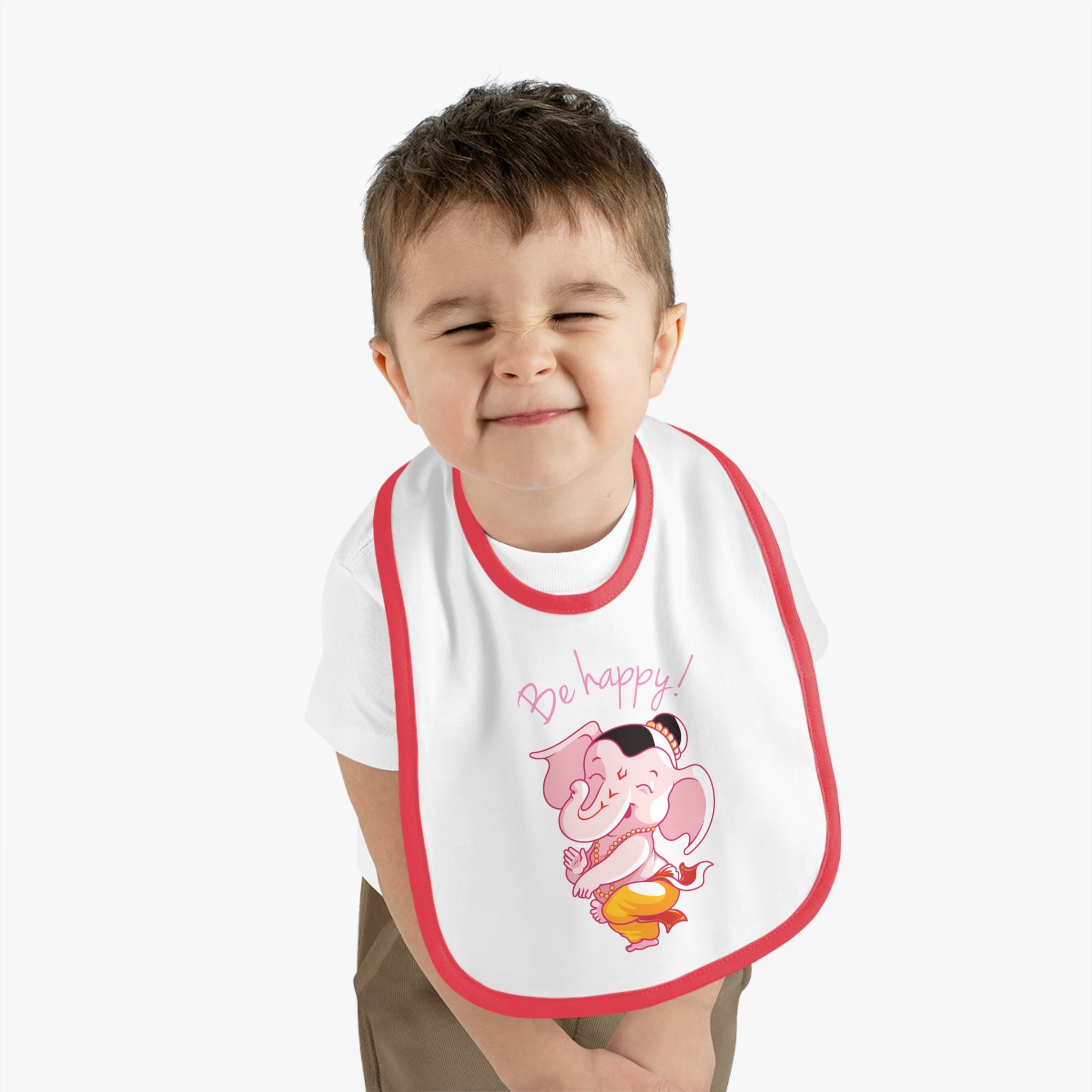 Be Happy Lord Ganesh Baby Bib