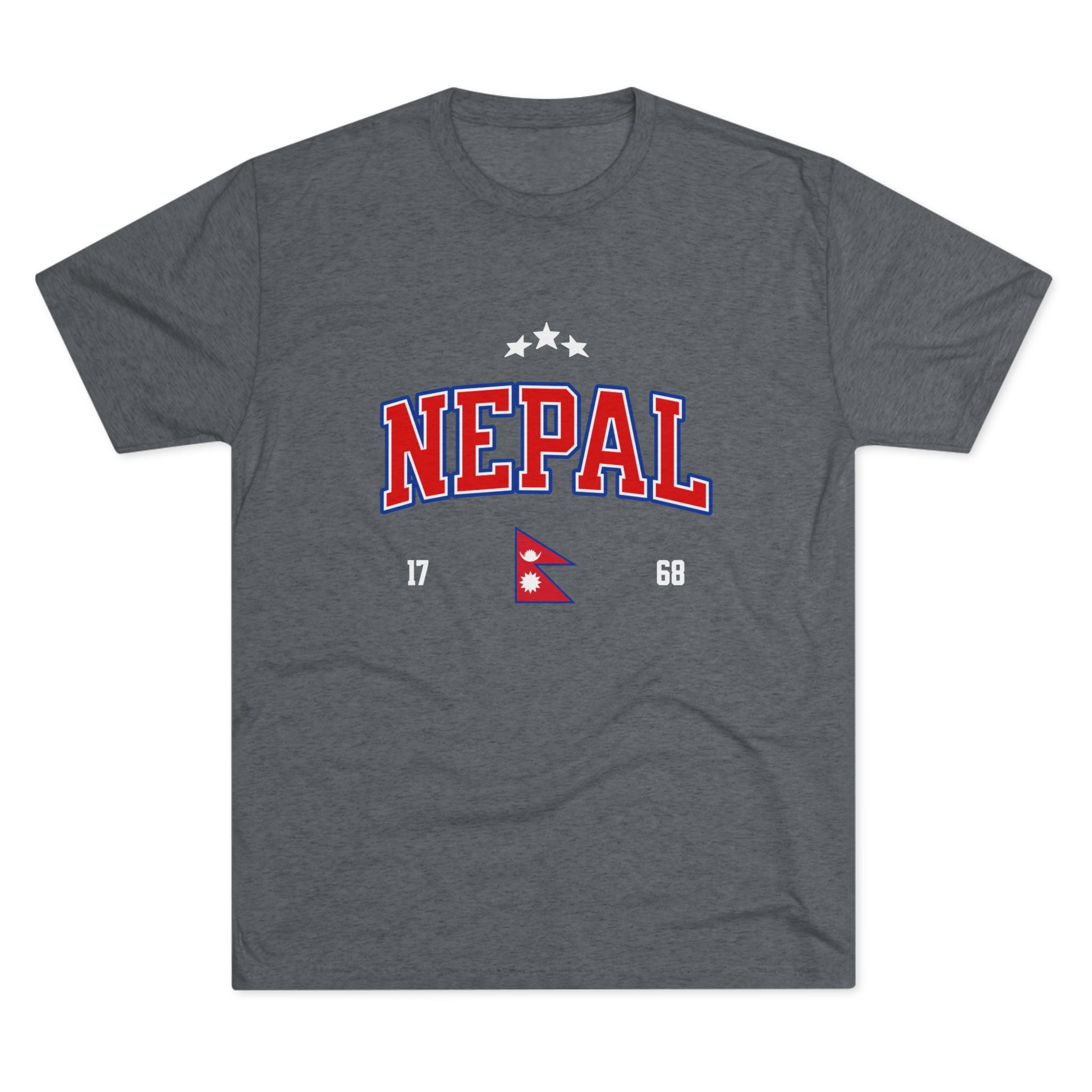 Nepal 1768 Unisex Tri-Blend Crew Tee