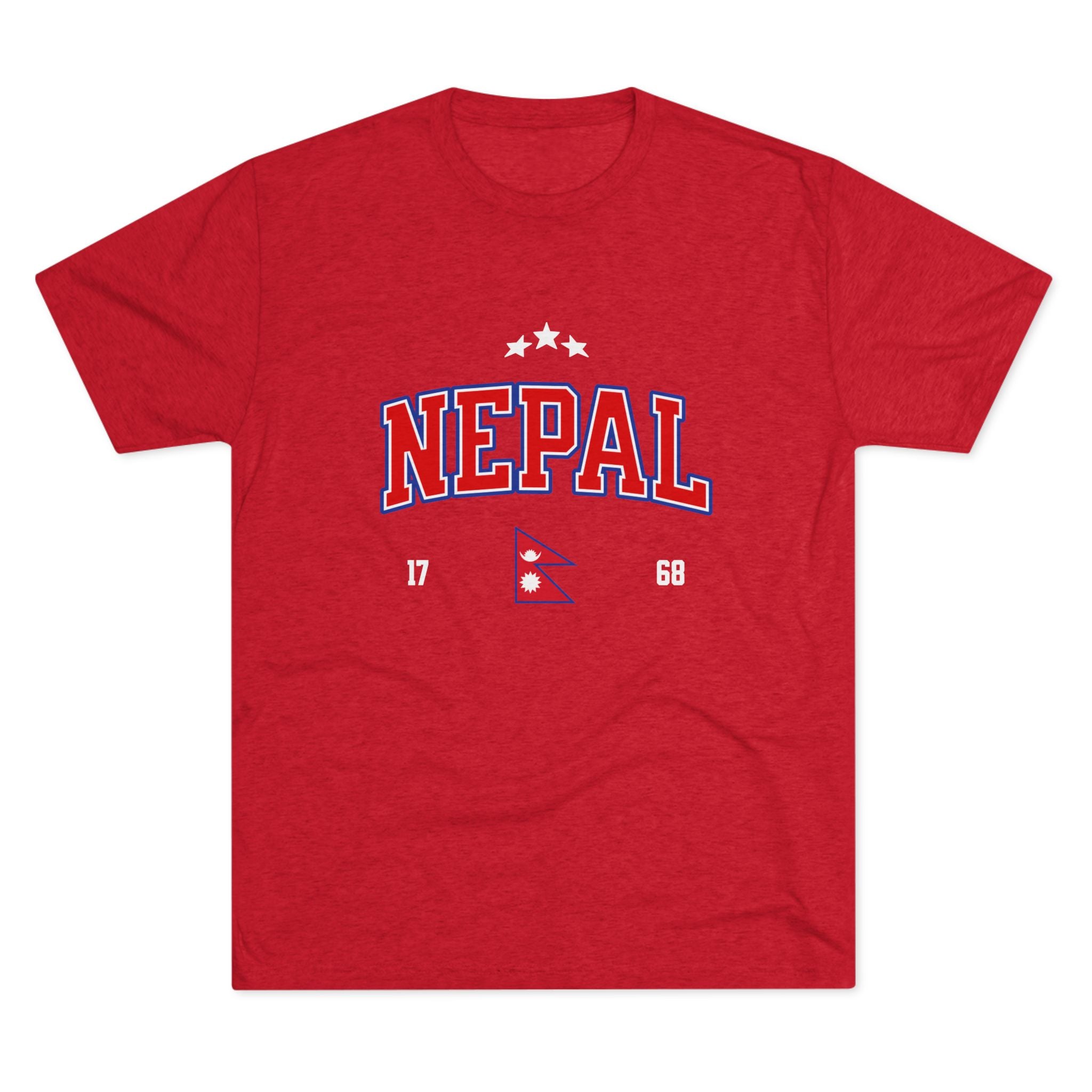 Nepal 1768 Unisex Tri-Blend Crew Tee