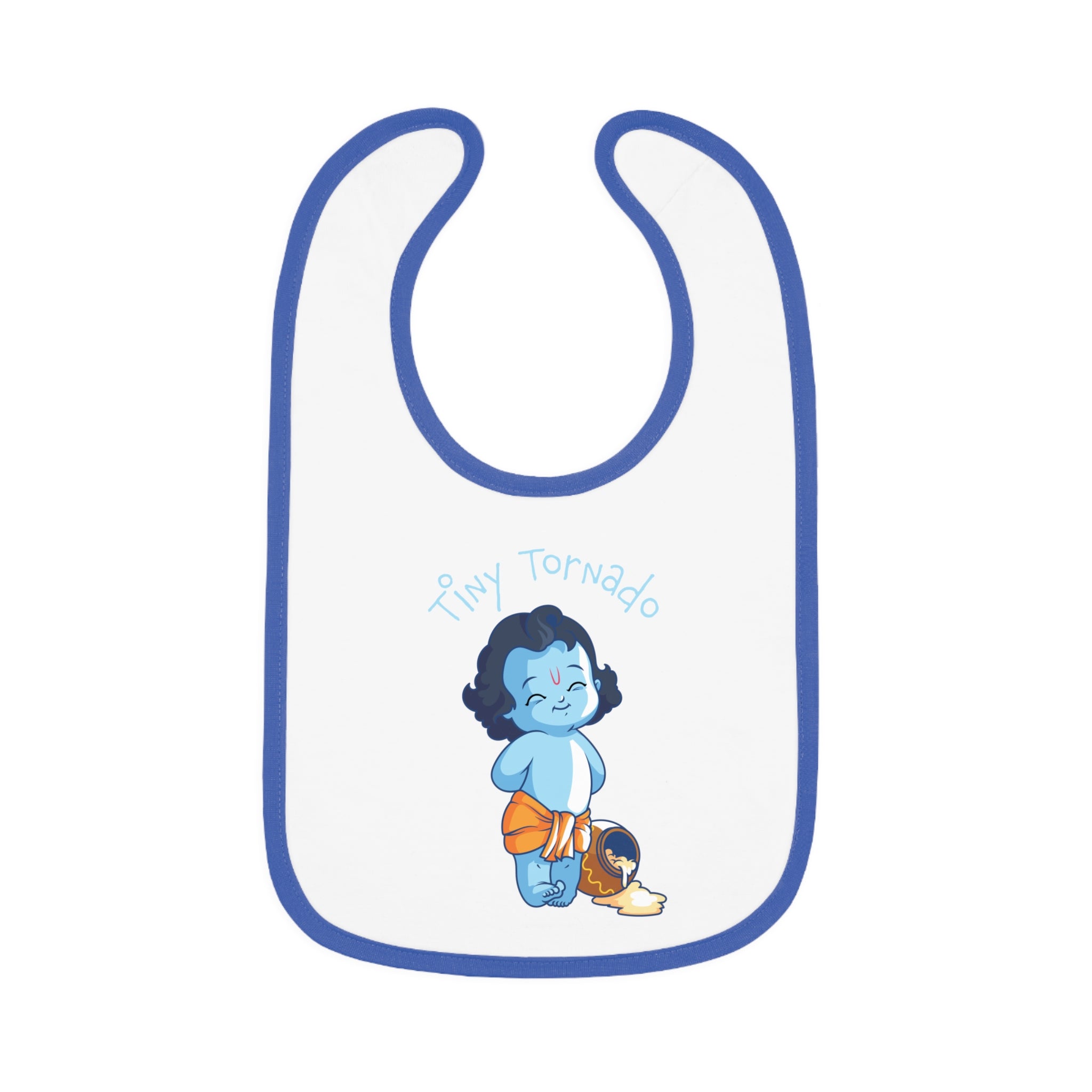 Krishna Tiny Tornado Cute Baby Bib - Mess-Free Mealtime