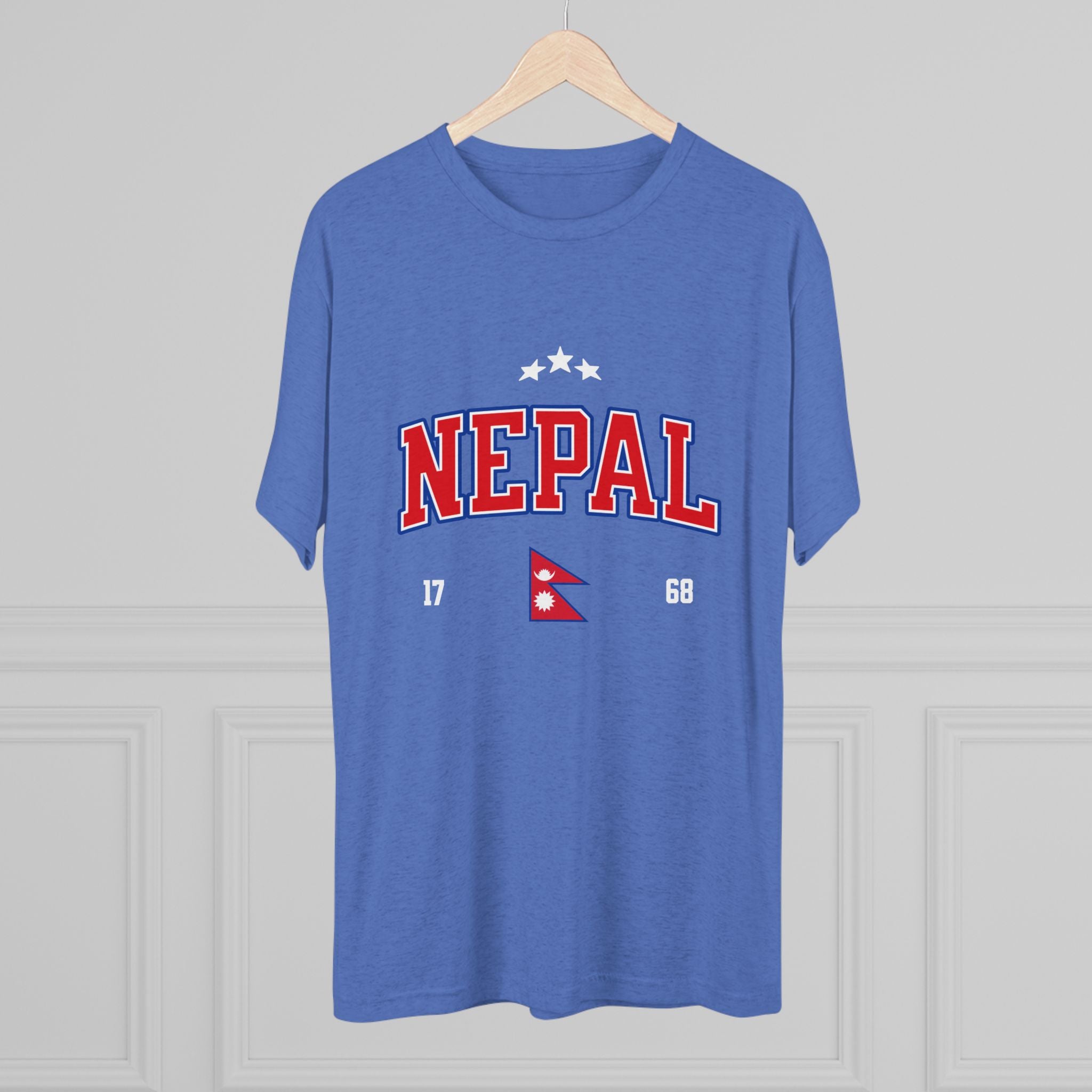 Nepal 1768 Unisex Tri-Blend Crew Tee