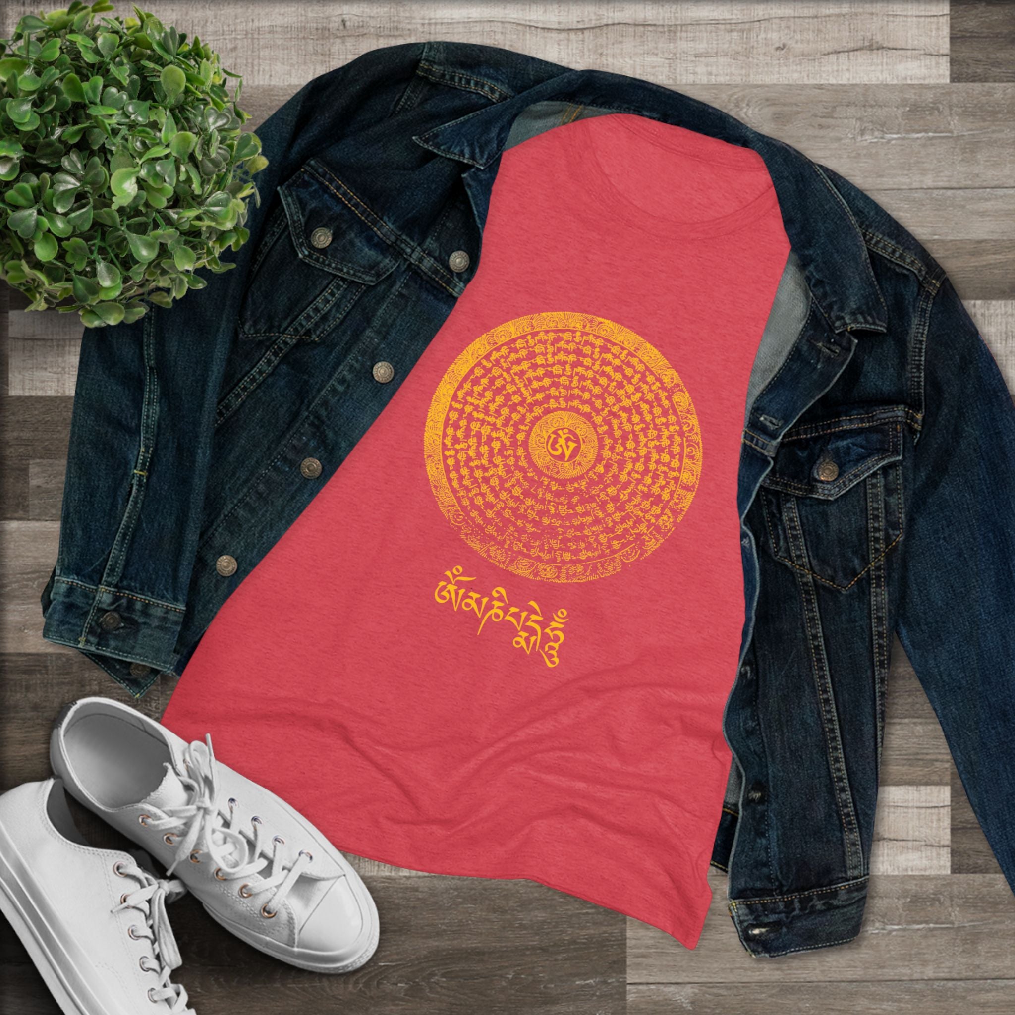 Om Mani Padme Hum - Women's Triblend Tee