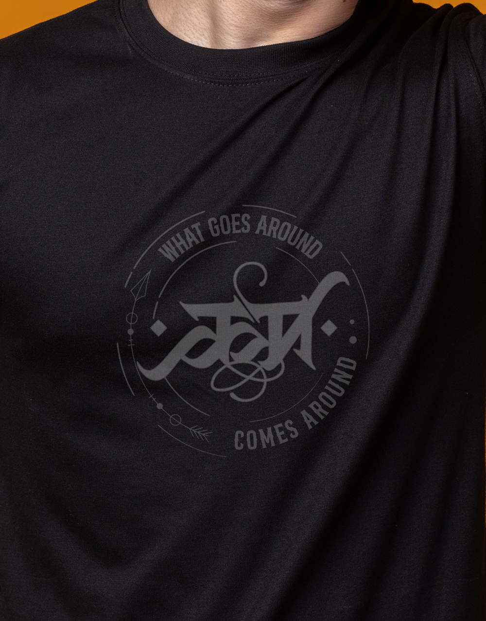 What Goes Around Comes Around - Karma Unisex Tri-Blend Crew Tee