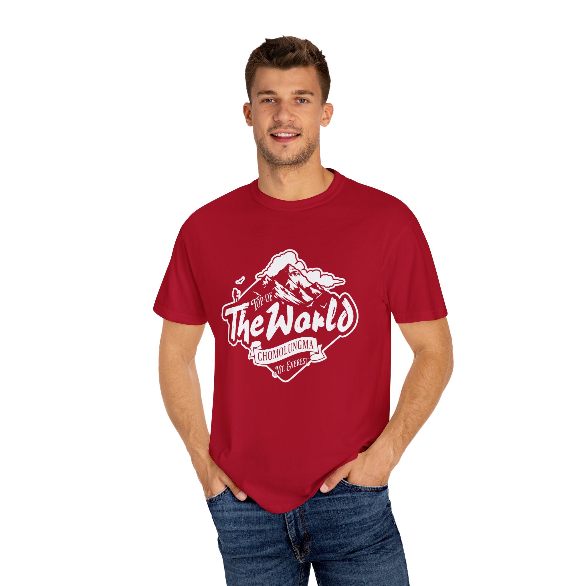 Top of the world - Chomolungma Mt-Everest T-Shirt