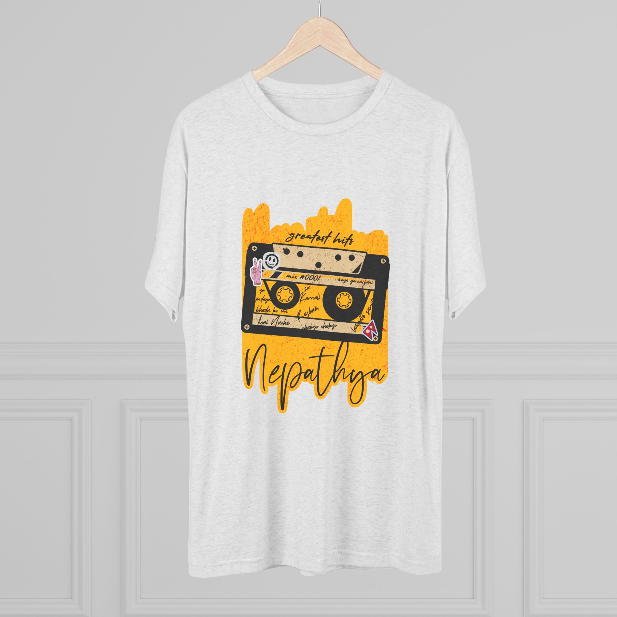 Nepathya Greatest Hits - Unisex Tri-Blend Crew Tee