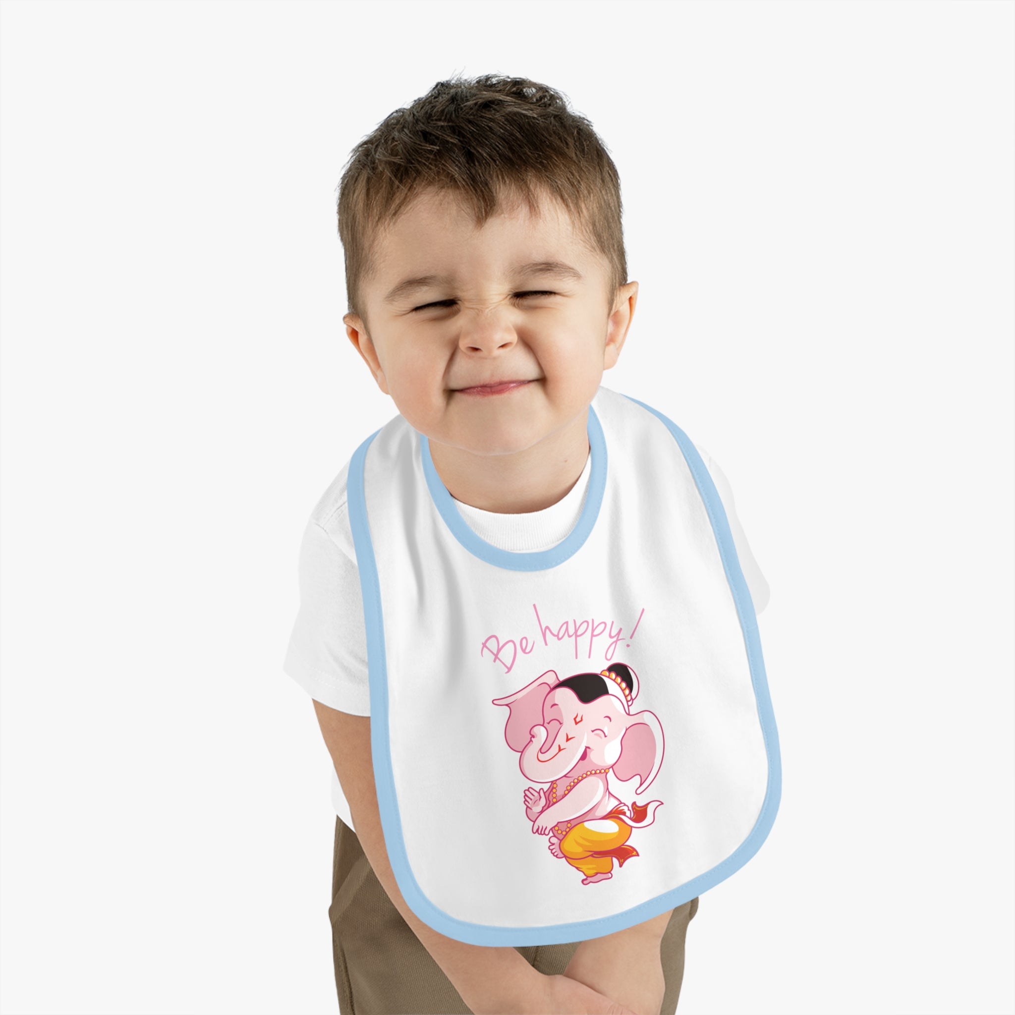 Be Happy Lord Ganesh Baby Bib