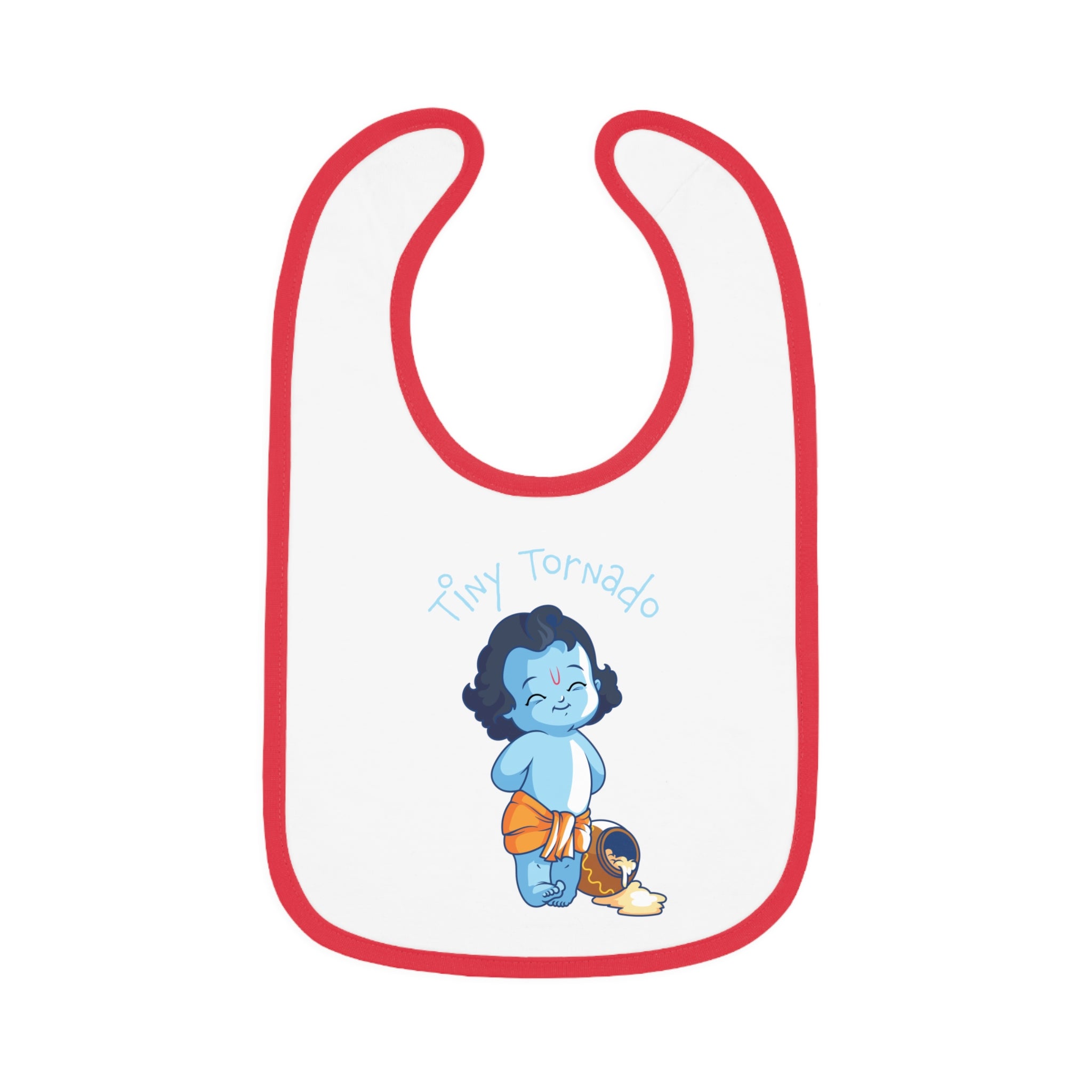 Krishna Tiny Tornado Cute Baby Bib - Mess-Free Mealtime
