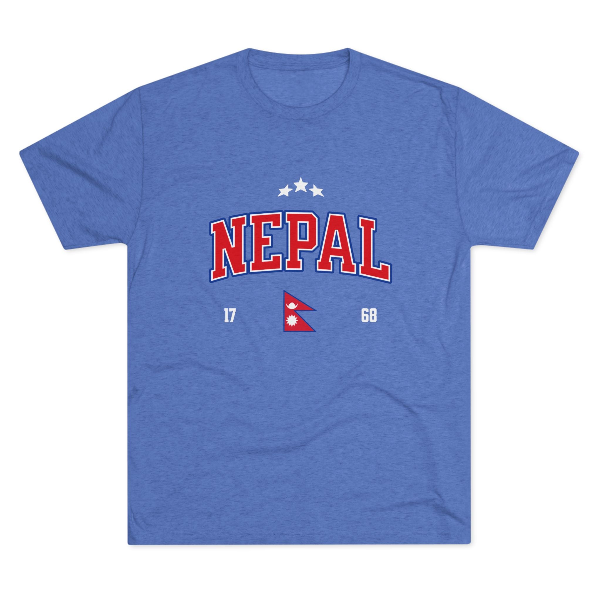 Nepal 1768 Unisex Tri-Blend Crew Tee