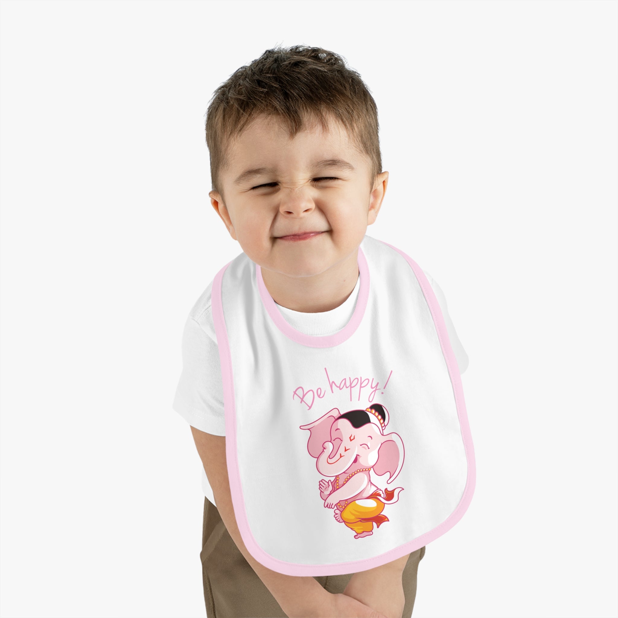 Be Happy Lord Ganesh Baby Bib