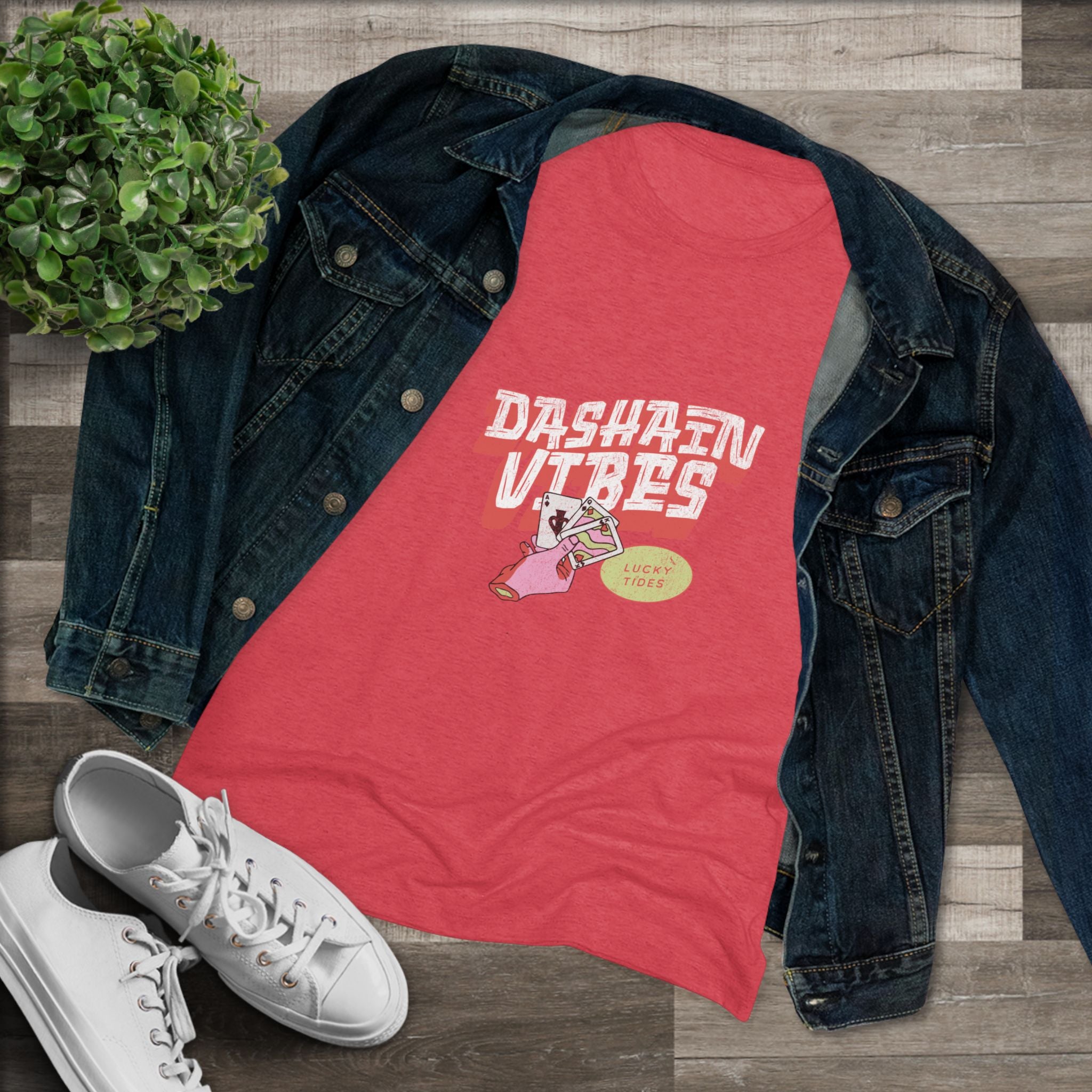 Dashain Vibes Women's Triblend Tee