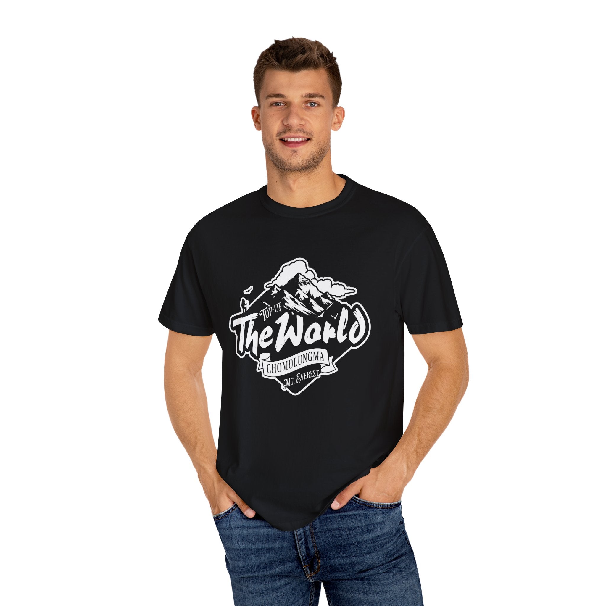 Top of the world - Chomolungma Mt-Everest T-Shirt