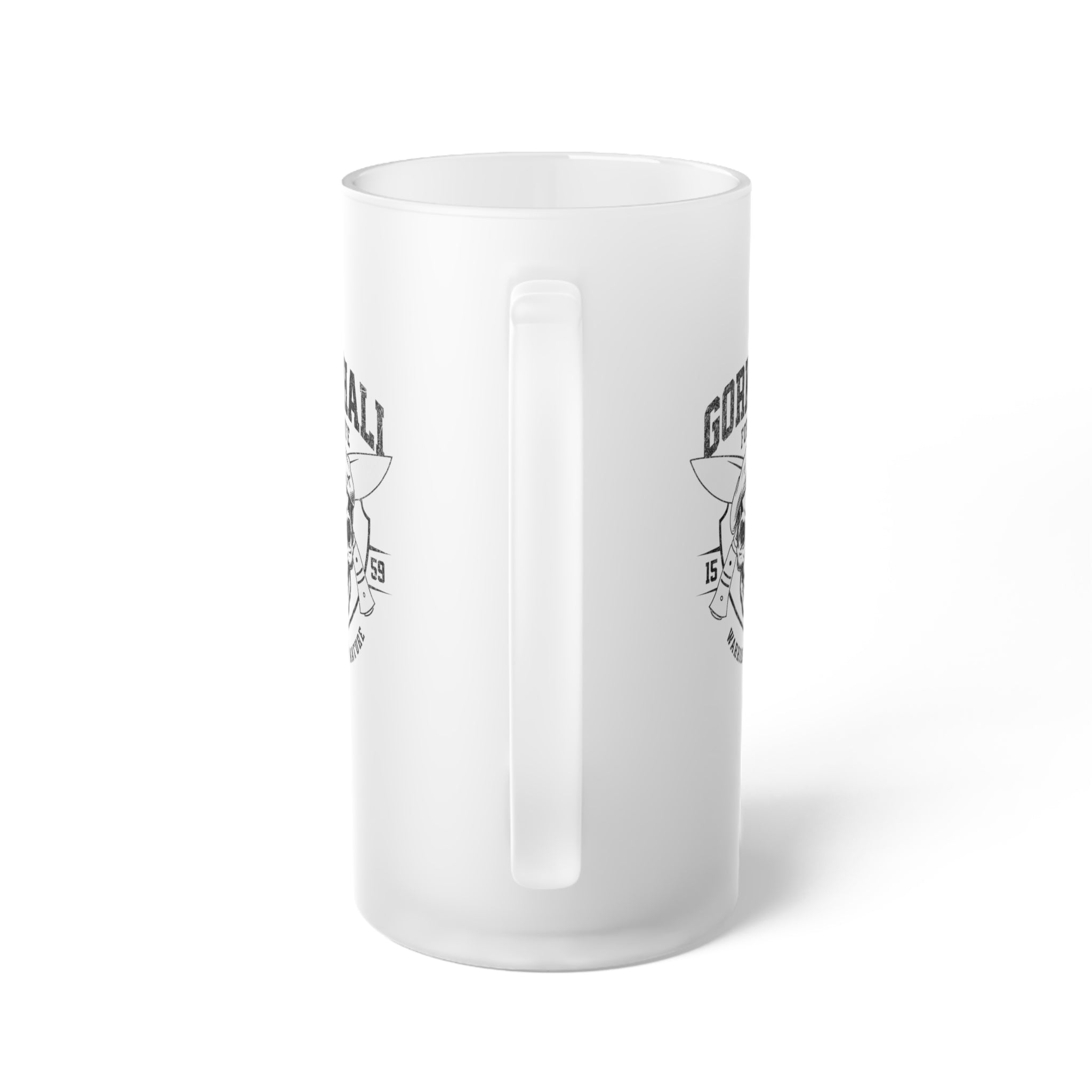 Gorkhali for Life - Frosted Glass Beer Mug