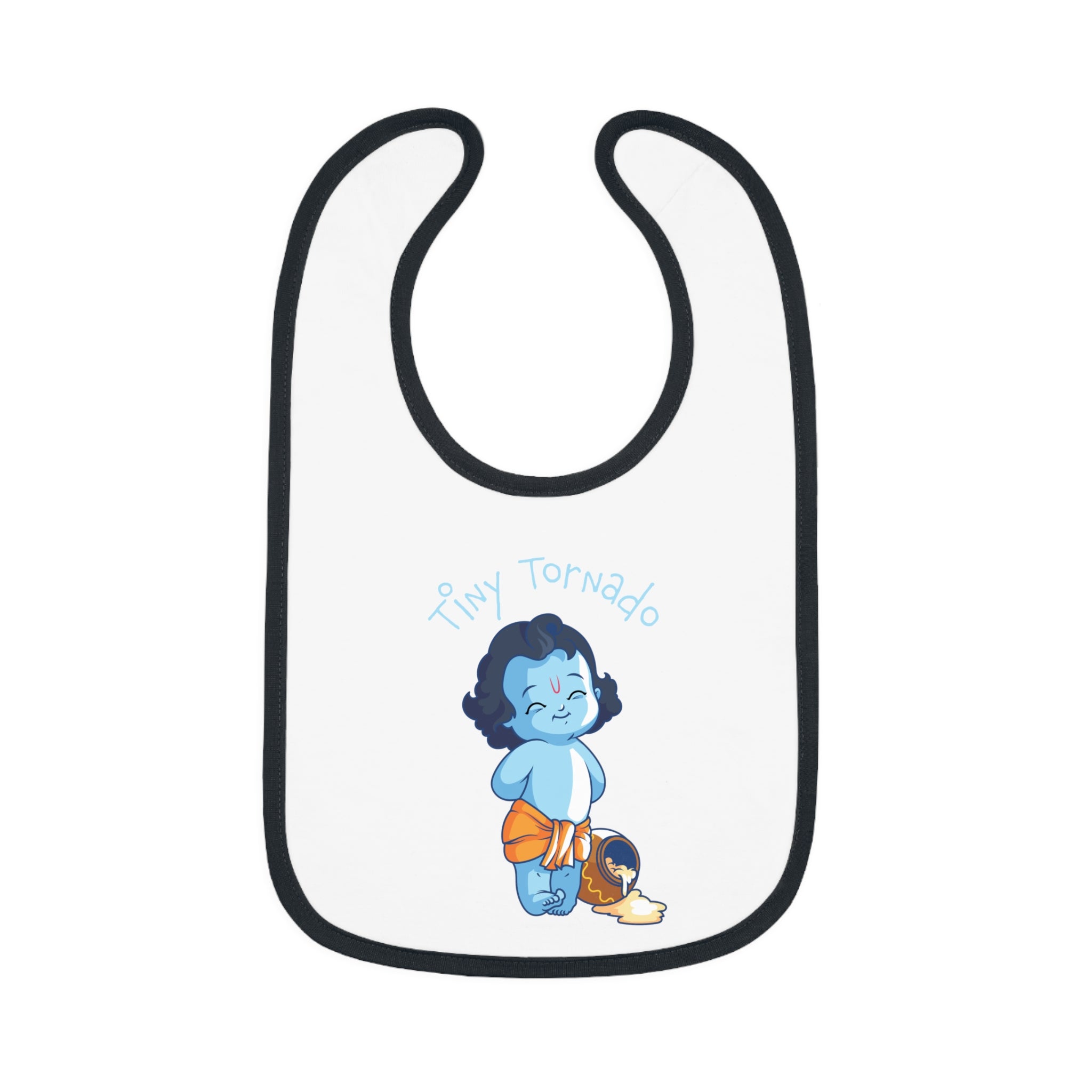 Krishna Tiny Tornado Cute Baby Bib - Mess-Free Mealtime