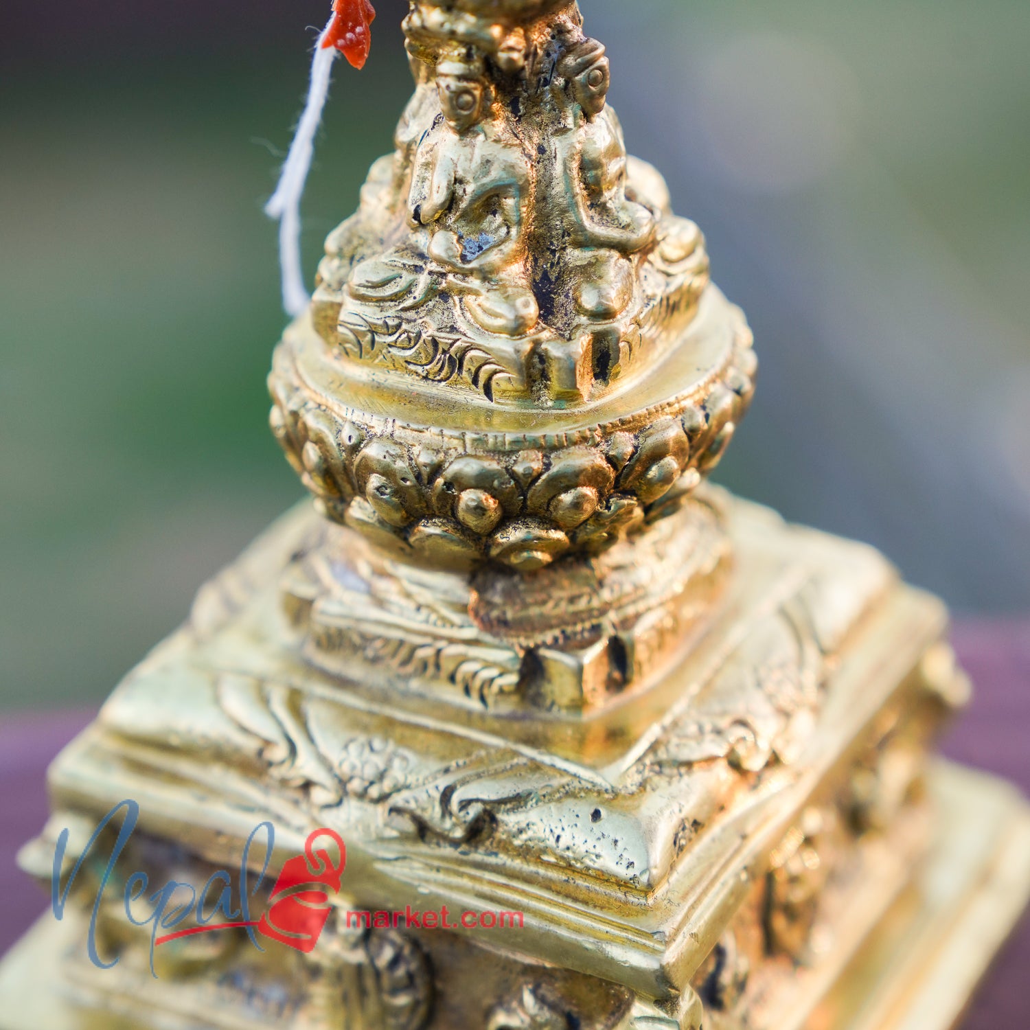 Handmade Brass Buddha Stupa Statue – Chiba Dyo
