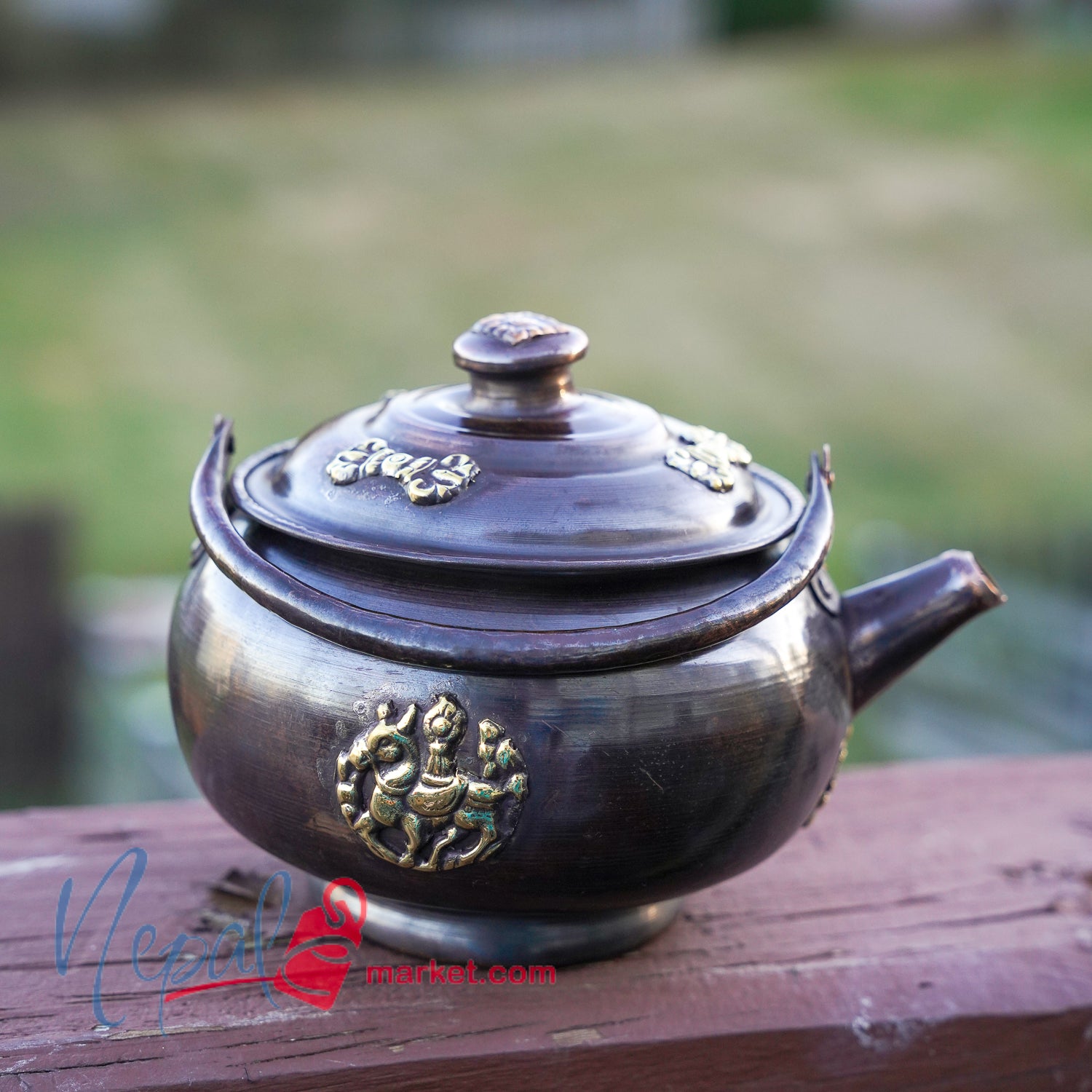 Traditional Handmade Tibetan Copper Tea Pot