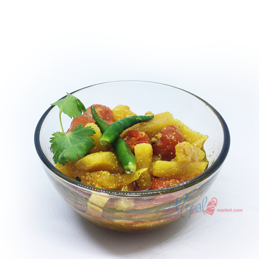 Hot Cherry Pepper & Radish Pickle (Dalla Mula)