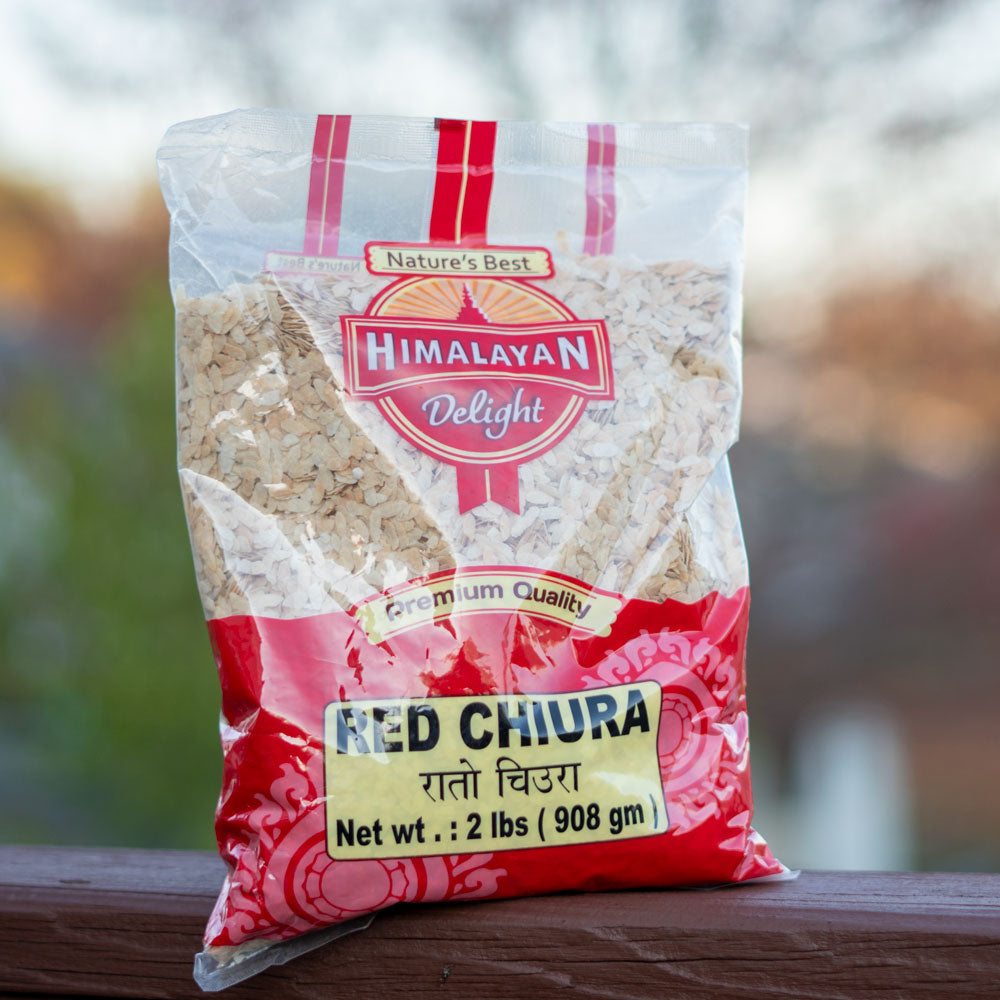 Himalayan Delight Red Chiura (Beaten Rice)