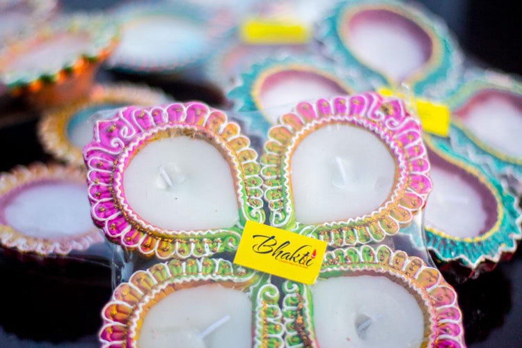 Assorted Colorful Clay Diyo with Wax