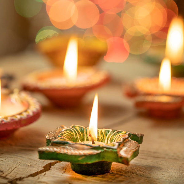 Assorted Colorful Clay Diyo with Wax