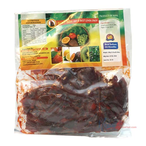 Kagati Jhol ( Hot and sweet lime candy)