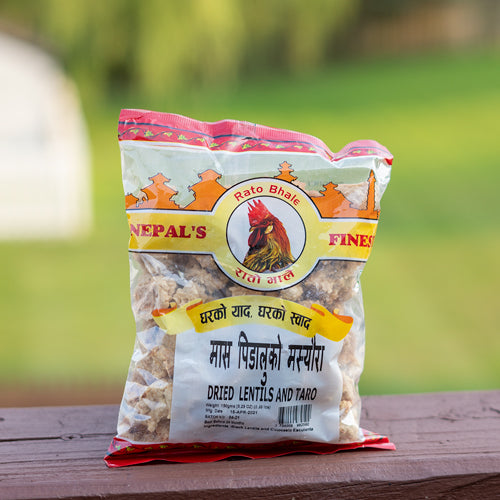 Maas Pidaloo Masyaura (Dried Lentils & Taro)