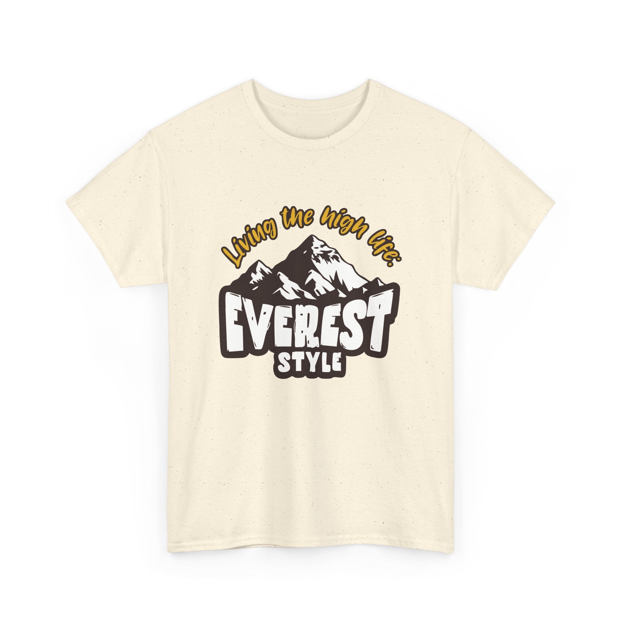 Living The High Life: Everest Style Unisex Heavy Cotton Tee