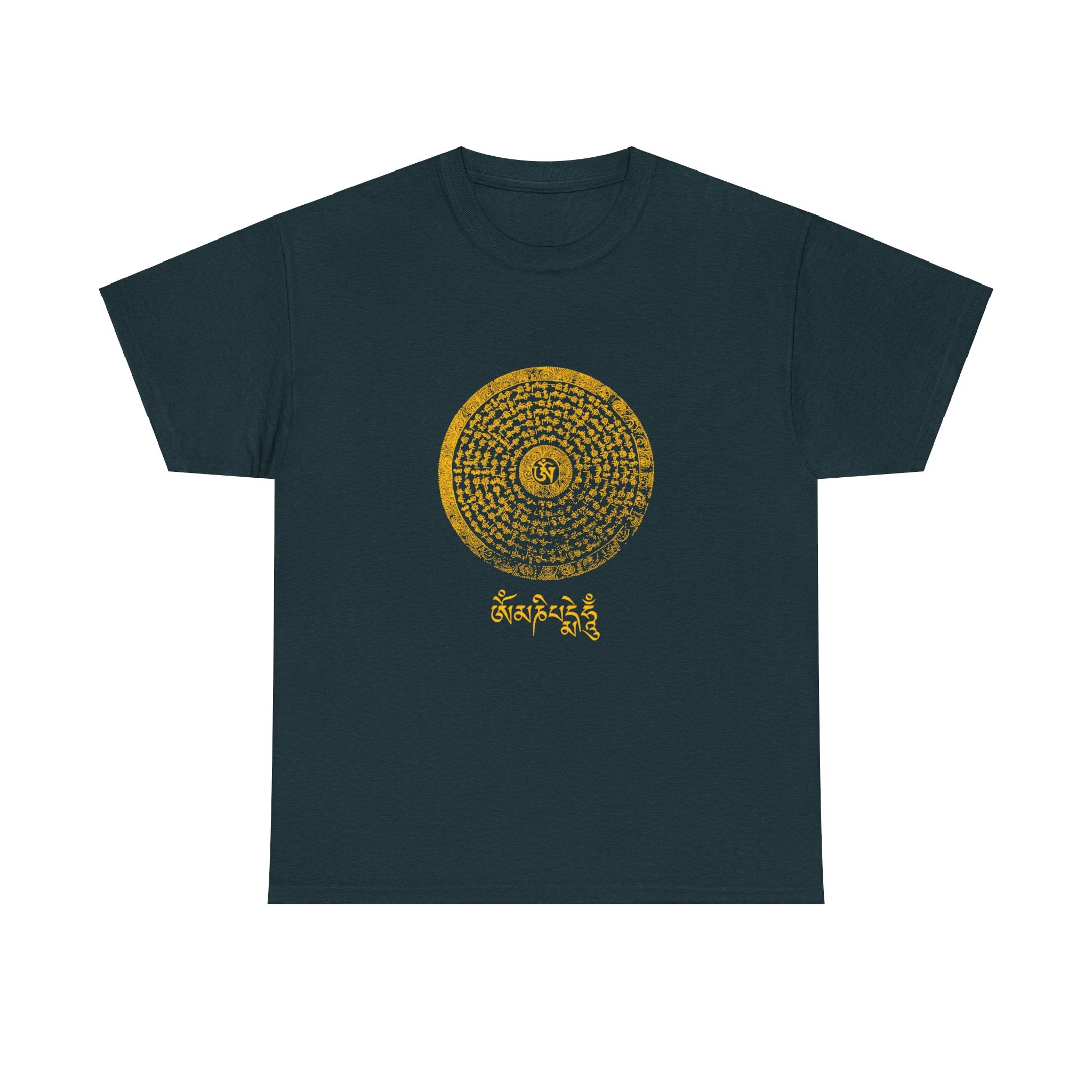 Om Mani Padme Hum Unisex Heavy Cotton Tee