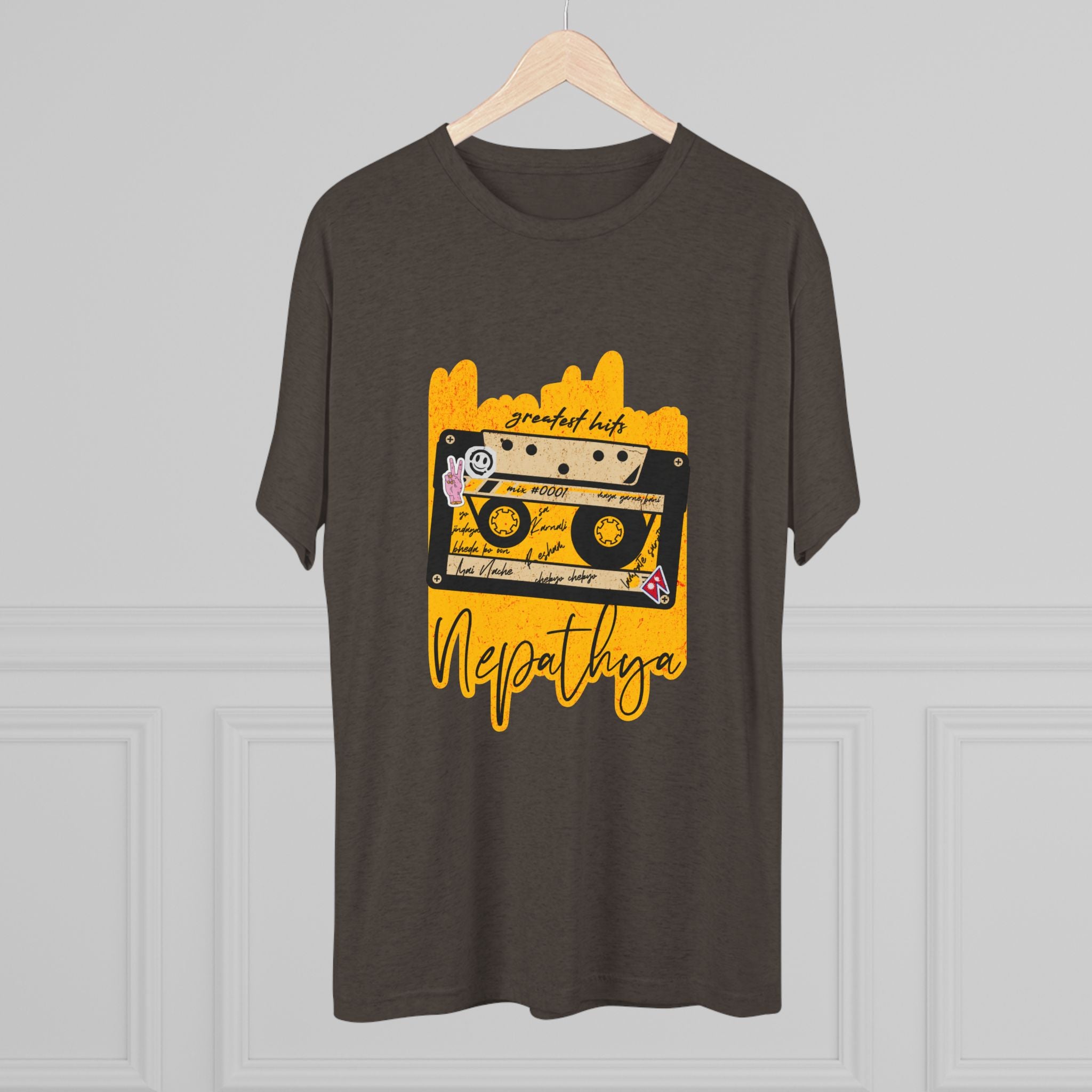 Nepathya Greatest Hits - Unisex Tri-Blend Crew Tee