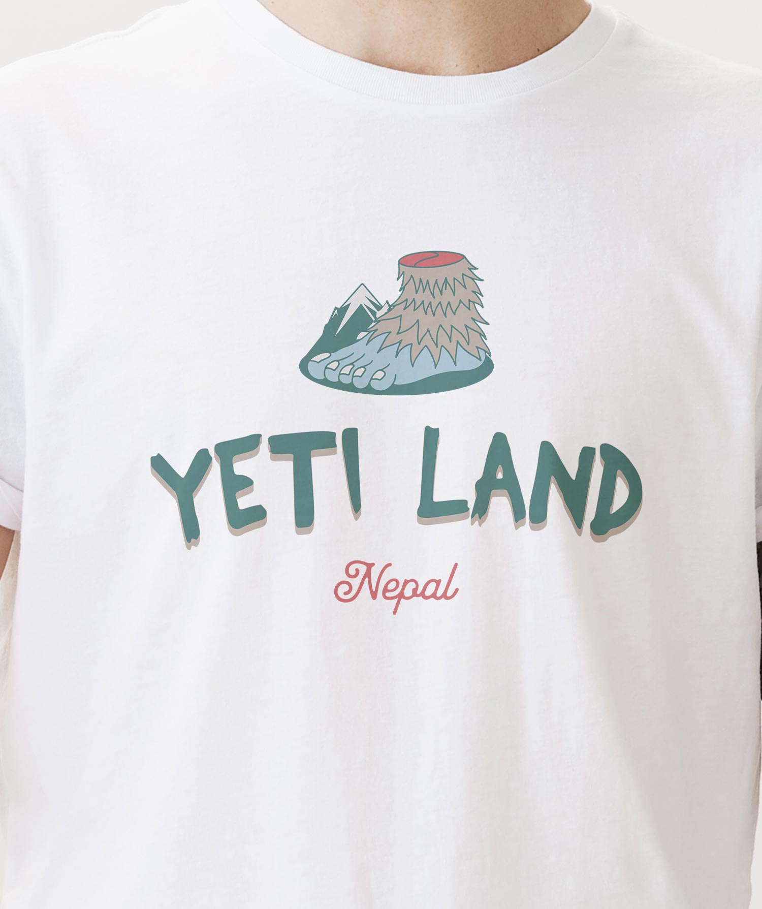 Yeti Land Nepal Unisex Triblend Tee