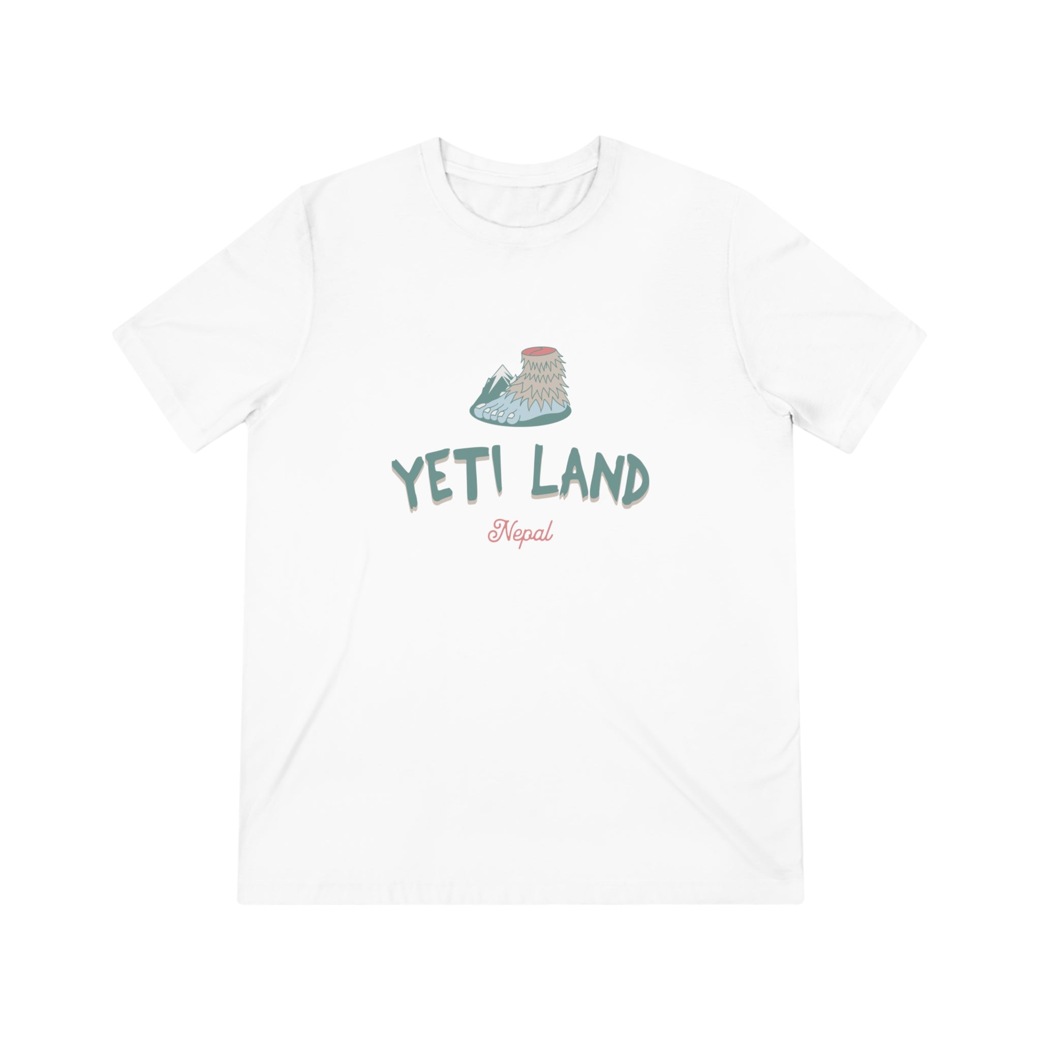 Yeti Land Nepal Unisex Triblend Tee