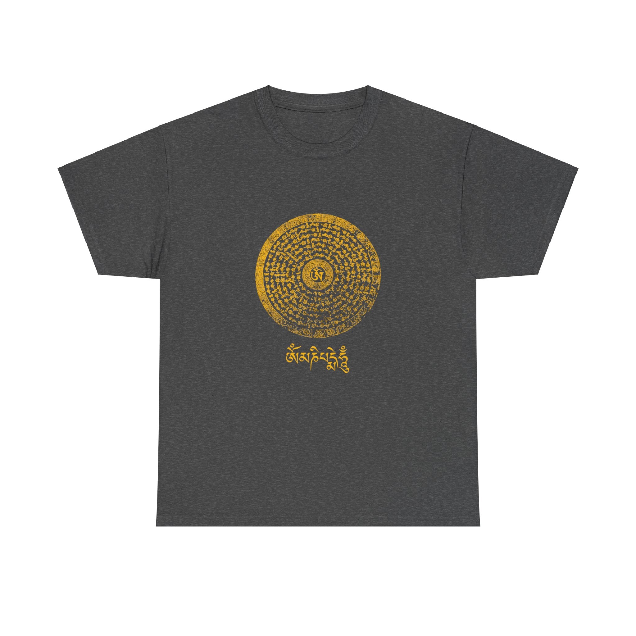 Om Mani Padme Hum Unisex Heavy Cotton Tee