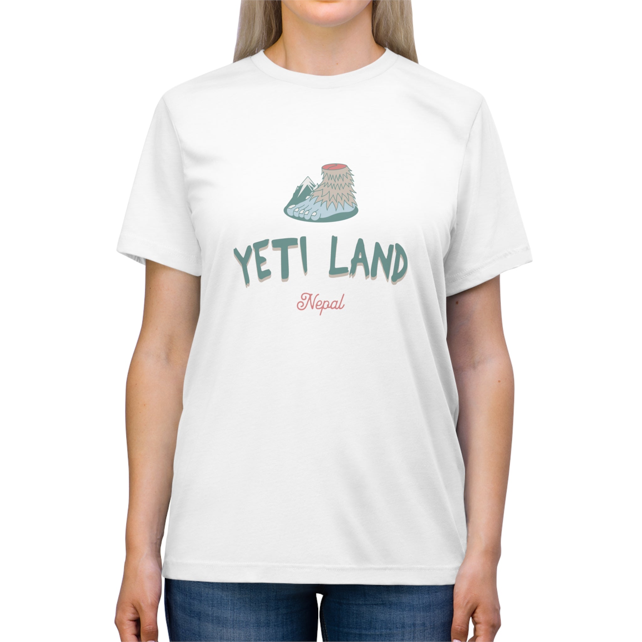 Yeti Land Nepal Unisex Triblend Tee