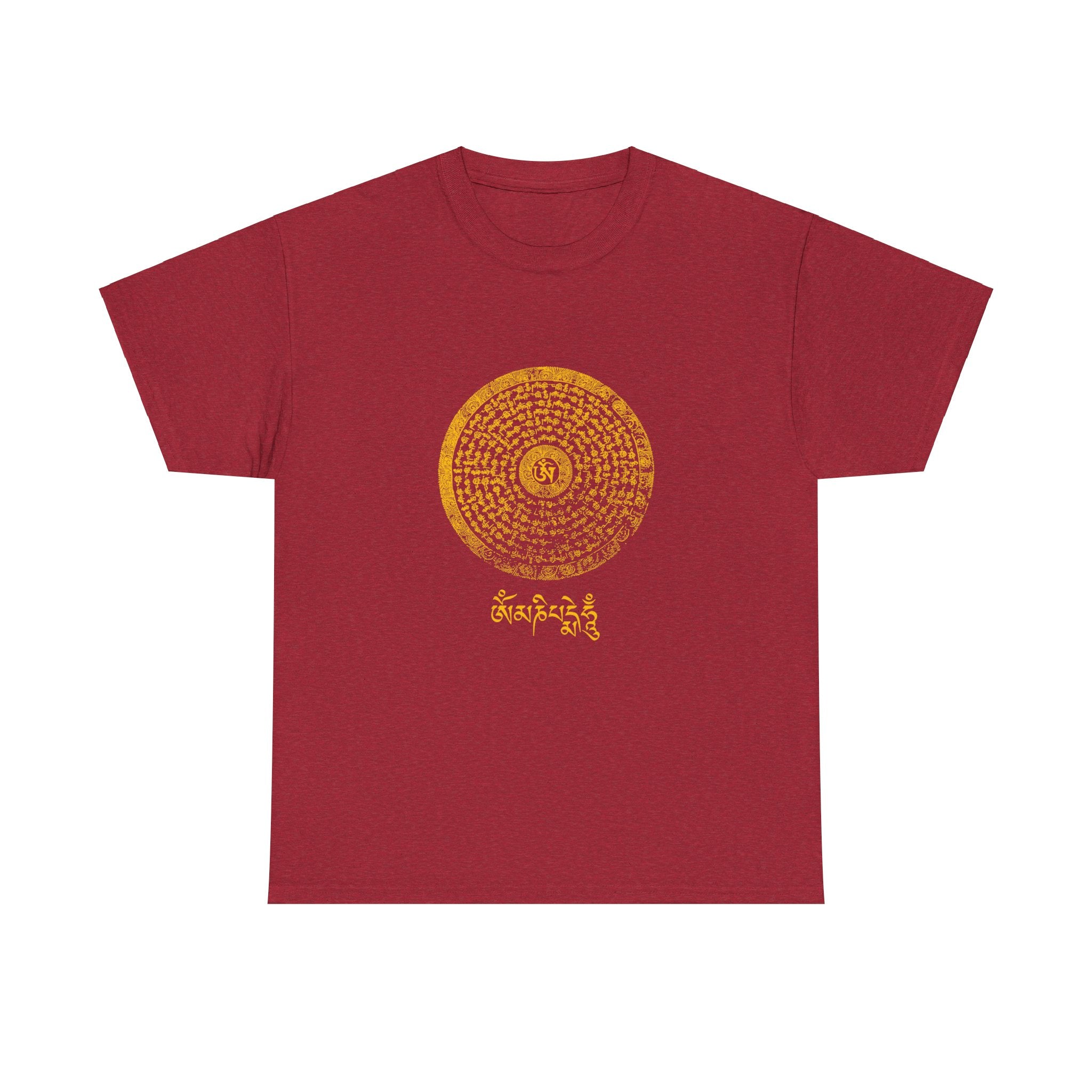 Om Mani Padme Hum Unisex Heavy Cotton Tee