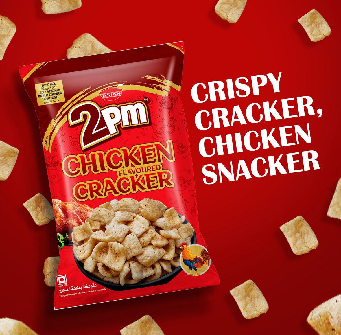 2pm Chicken Flavored Cracker