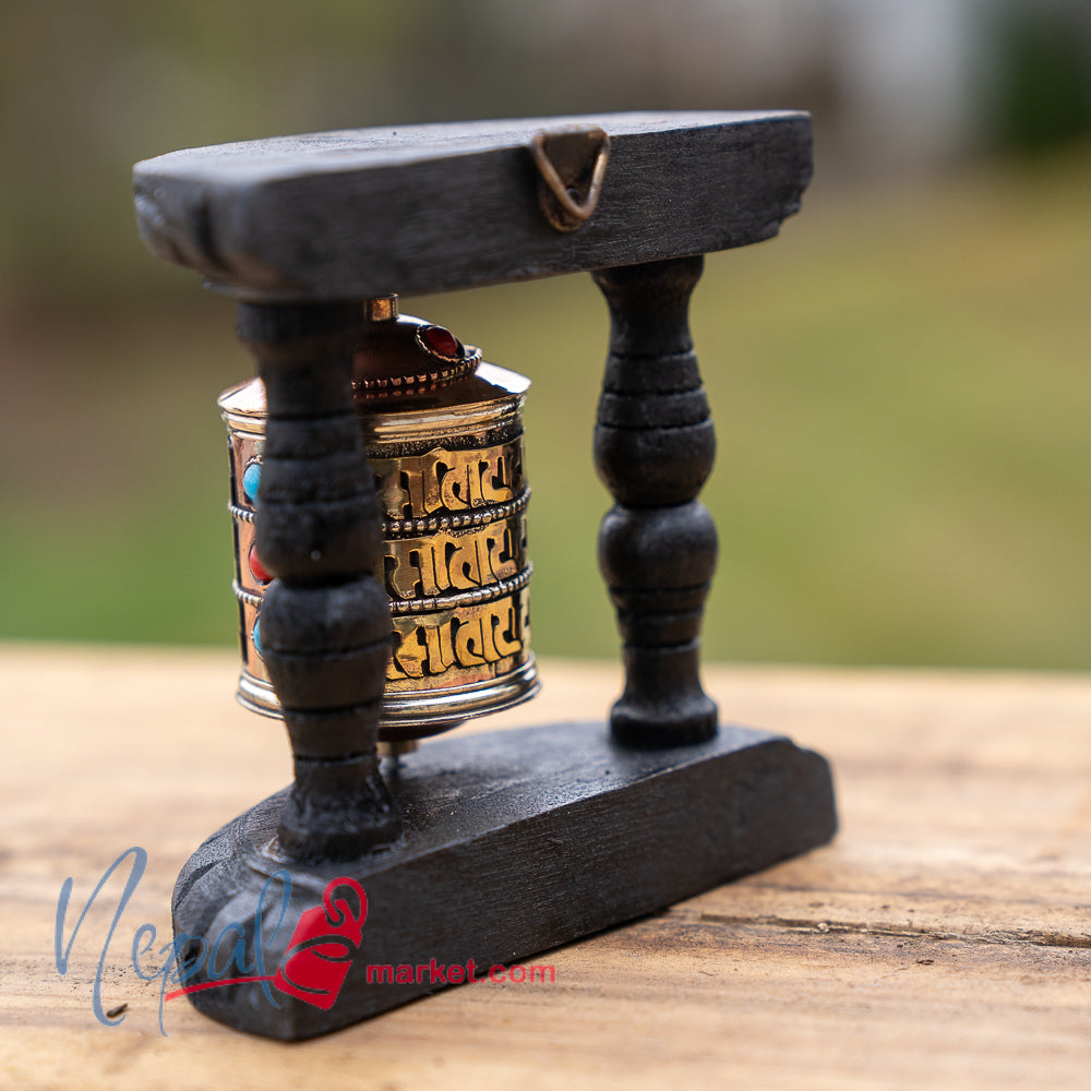 Healing Auspicious Prayer Wheel - One