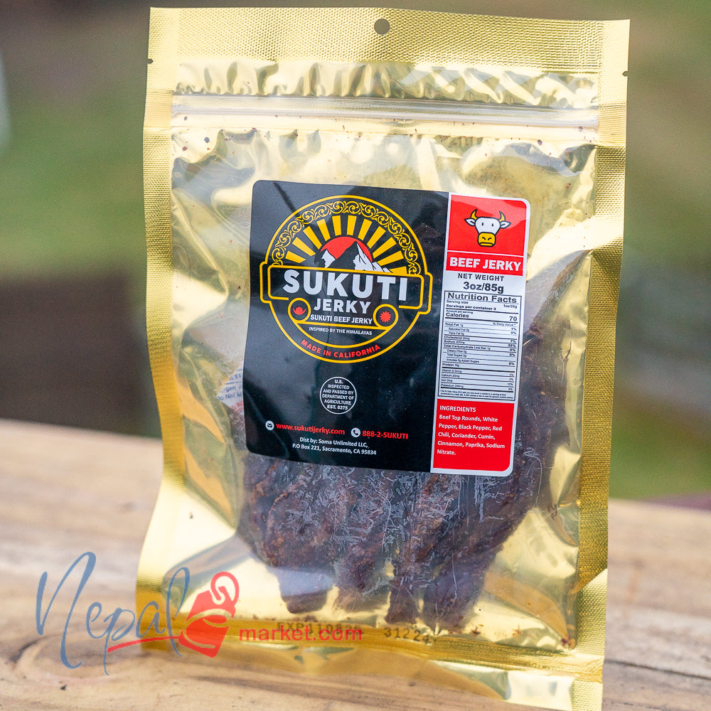 Beef Sukuti Jerky 3 oz.