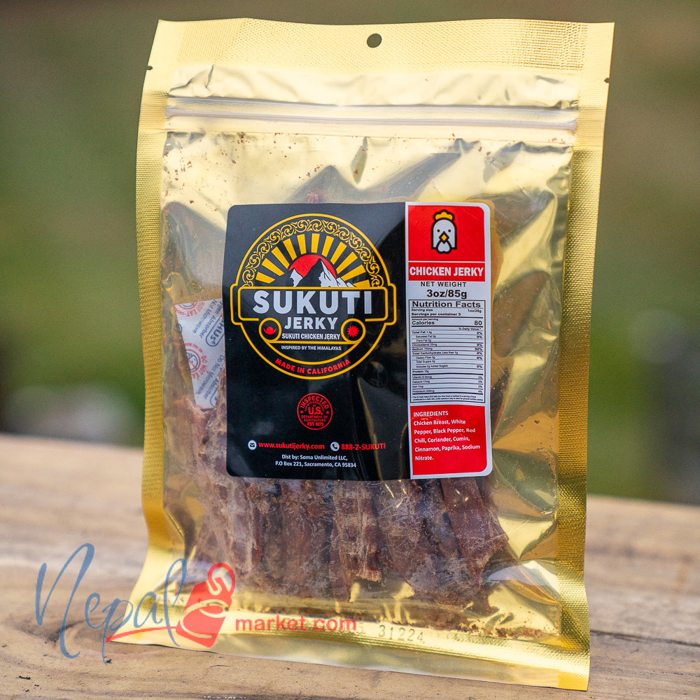 Chicken Sukuti Jerky 3 oz.