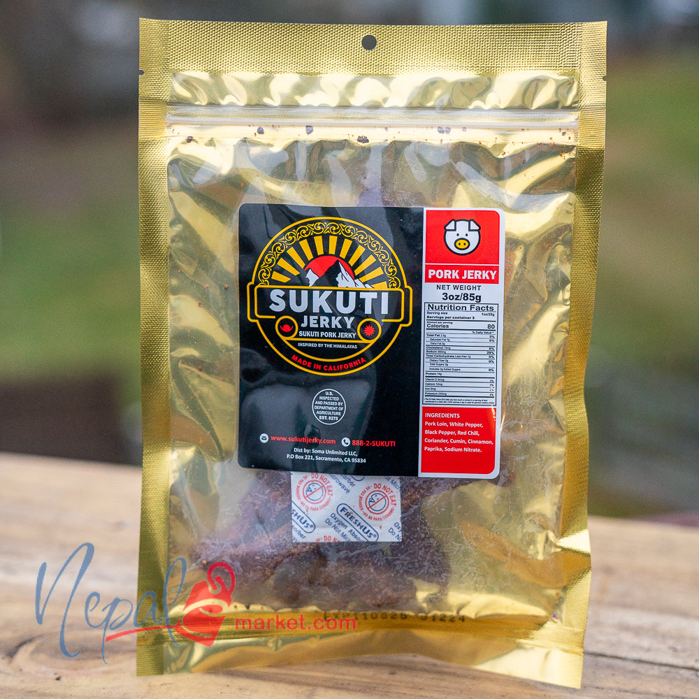 Pork Sukuti Jerky 3 oz.