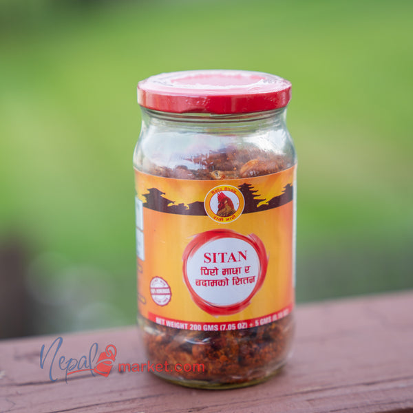 Rato Bhale Sitan - Spicy Peanut and Garlic